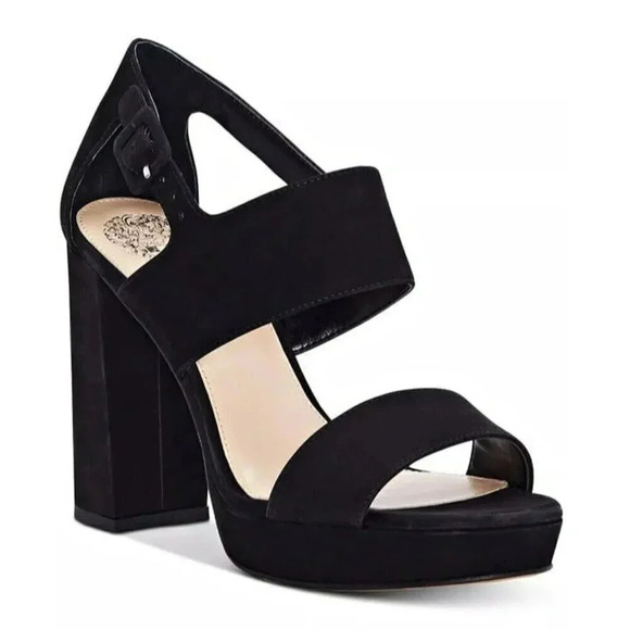 Vince Camuto Women's Jayvid Platform Dress Sandals Black Size 7 M (MSRP $139) - Picture 1 of 12
